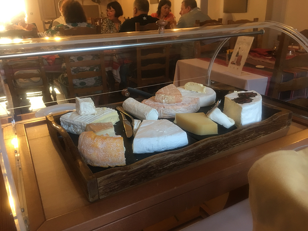 Dessert -- cheese cart!